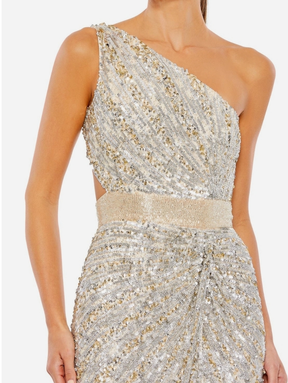 Mac Duggal sequin gown dress - Picture 2 of 11